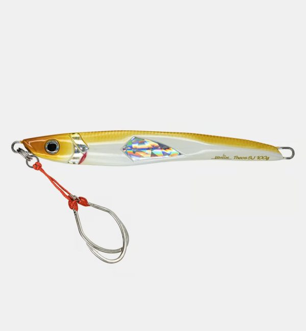 MOLIX THEOS SHORE JIGGING 100 G -  623 PEARL WHITE GOLD BACK