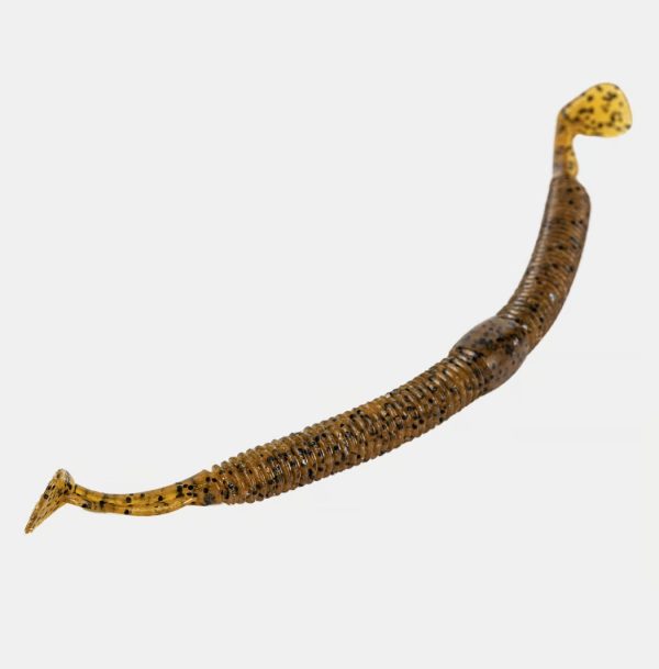 MOLIX SNEAKY WORM 5" (8 PCS) -  23 PUMPKIN ISPANICO