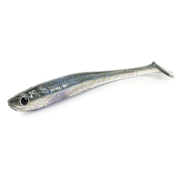 RT SHAD 4" SLIM #148 CLEAR CHART MULTICOLOR FLAKE