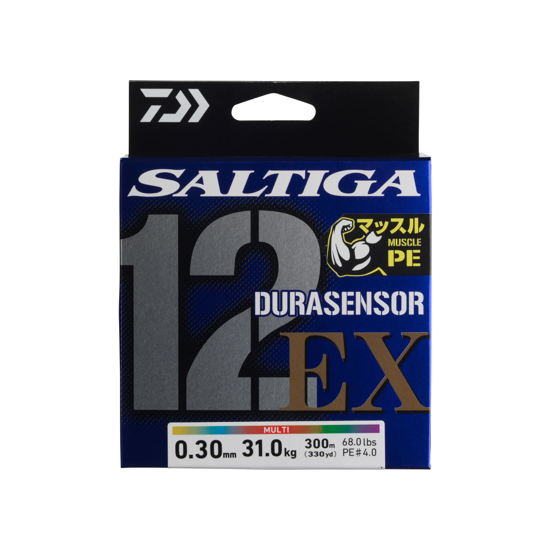 DAIWA UVF SALTIGA DURASENSOR x12EX+Si3 - 300 M - MULTICOLOR