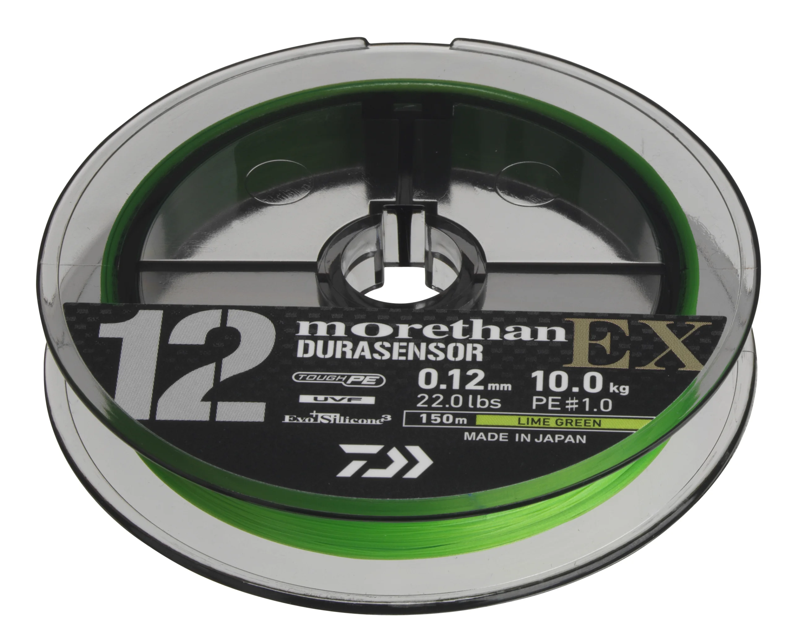 DAIWA UVF MORETHAN DURASENSOR x12EX+Si3 - LIME GREEN - 150 M - immagine 2